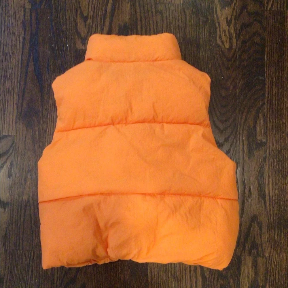 Zara - Orange-puffer vest